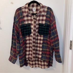 Urban Outfitters BDG Robbie Spliced Flannel